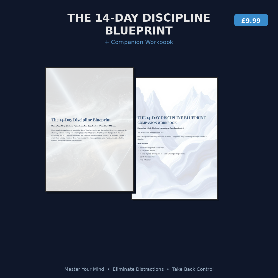 The 14-Day Discipline Blueprint + Companion Workbook