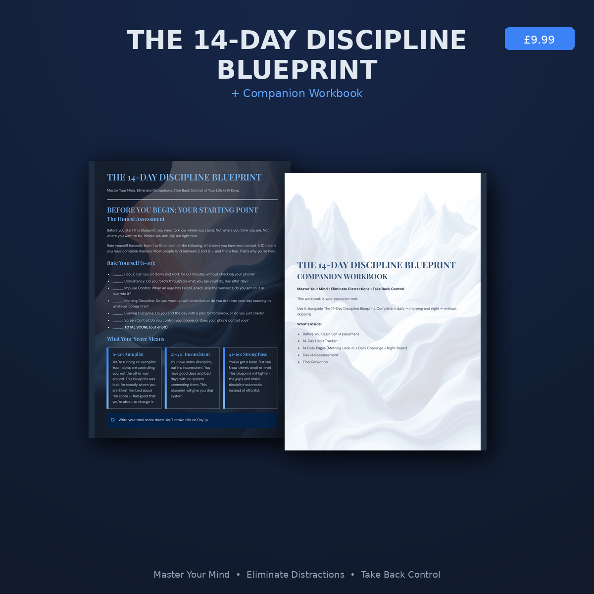 The 14-Day Discipline Blueprint + Companion Workbook